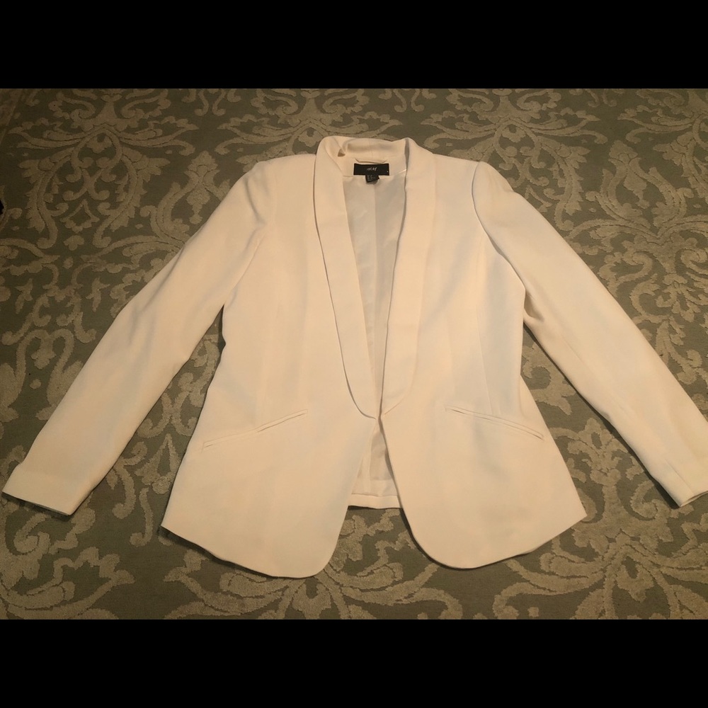 H&M white blazer